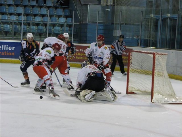 Photo hockey match Montpellier  - Amnéville le 29/11/2008