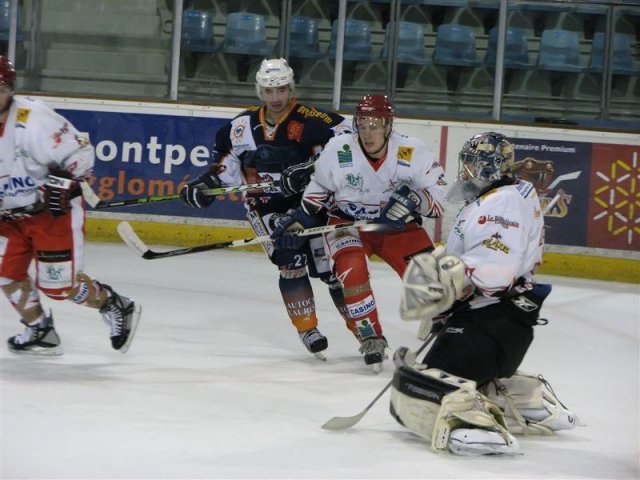 Photo hockey match Montpellier  - Amnéville le 29/11/2008