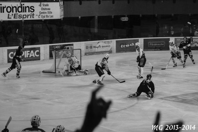 Photo hockey match Bordeaux - Montpellier  le 31/10/2013