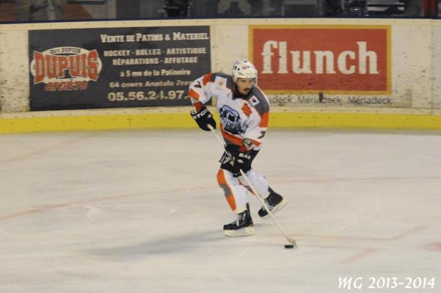 Photo hockey match Bordeaux - Montpellier  le 31/10/2013