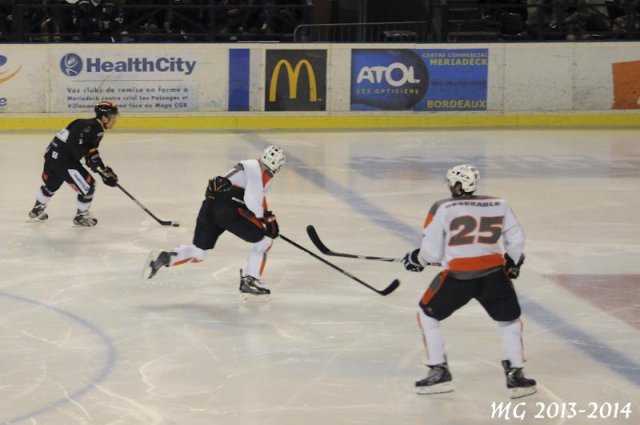 Photo hockey match Bordeaux - Montpellier  le 31/10/2013