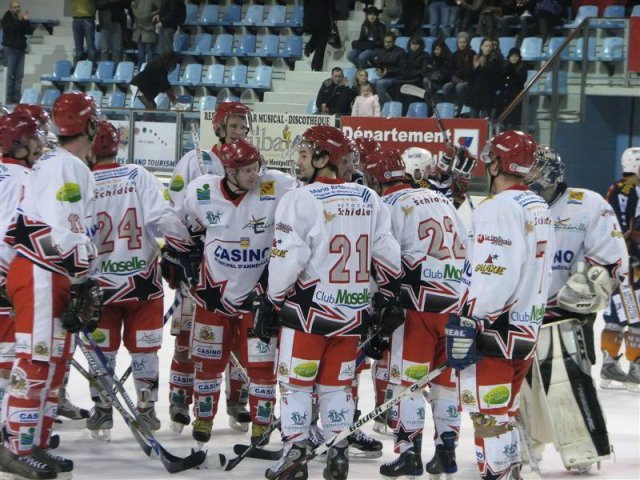 Photo hockey match Montpellier  - Amnéville le 29/11/2008