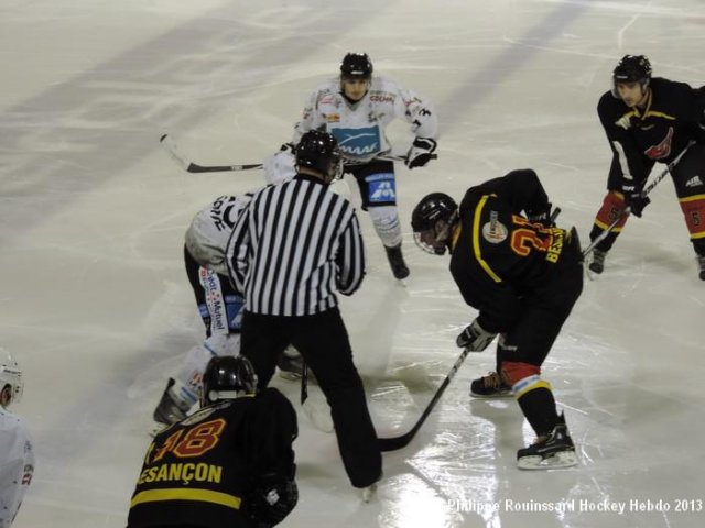 Photo hockey match Colmar - Besançon le 02/11/2013
