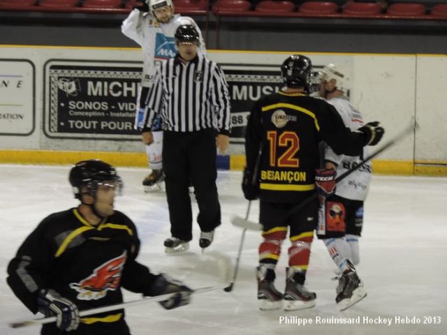 Photo hockey match Colmar - Besançon le 02/11/2013