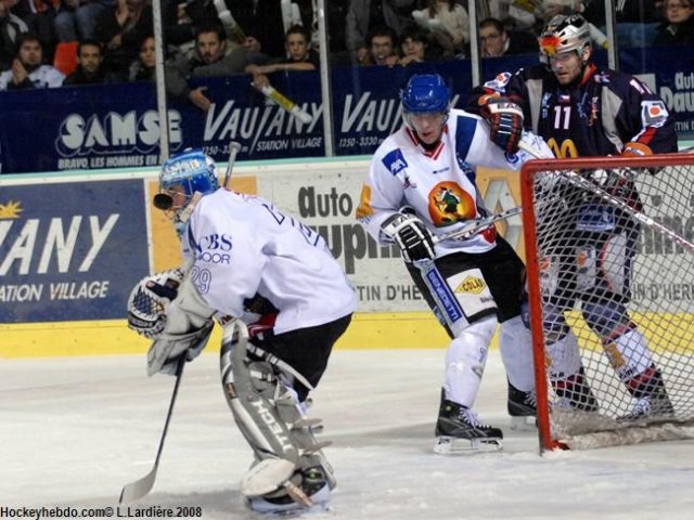 Photo hockey match Grenoble  - Mont-Blanc le 29/11/2008