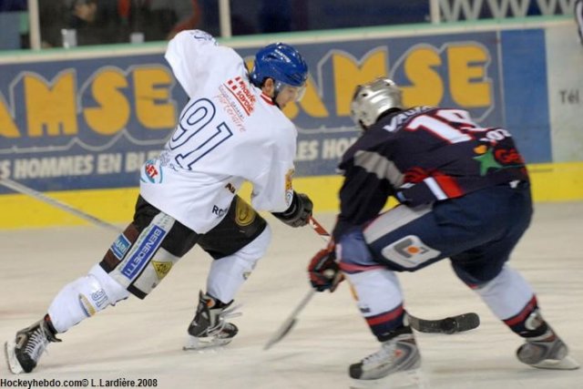 Photo hockey match Grenoble  - Mont-Blanc le 29/11/2008