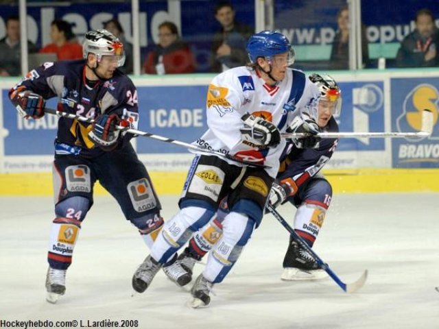 Photo hockey match Grenoble  - Mont-Blanc le 29/11/2008