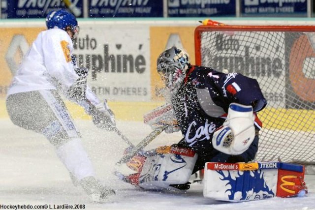 Photo hockey match Grenoble  - Mont-Blanc le 29/11/2008