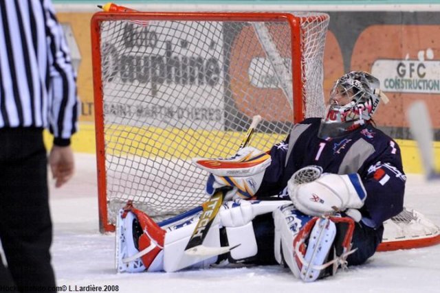 Photo hockey match Grenoble  - Mont-Blanc le 29/11/2008