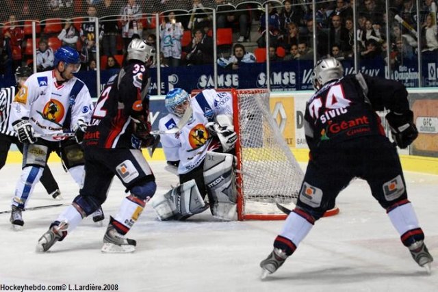 Photo hockey match Grenoble  - Mont-Blanc le 29/11/2008