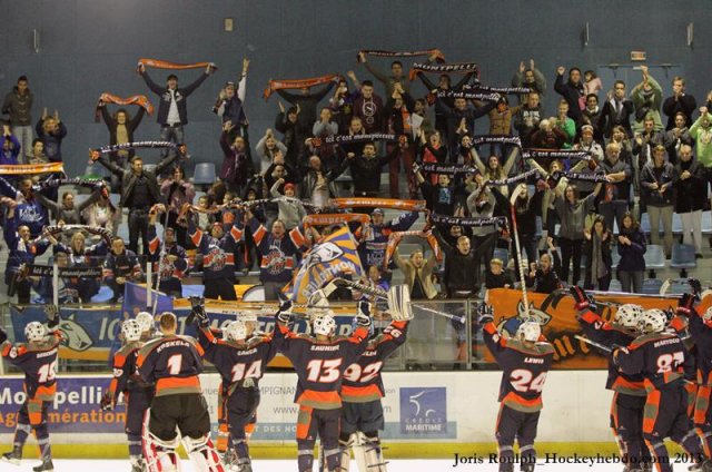 Photo hockey match Montpellier  - Anglet le 02/11/2013