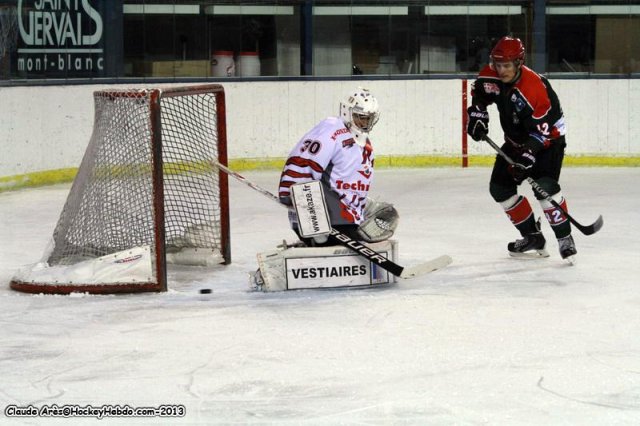 Photo hockey match Mont-Blanc - Cholet  le 09/11/2013