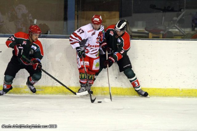 Photo hockey match Mont-Blanc - Cholet  le 09/11/2013