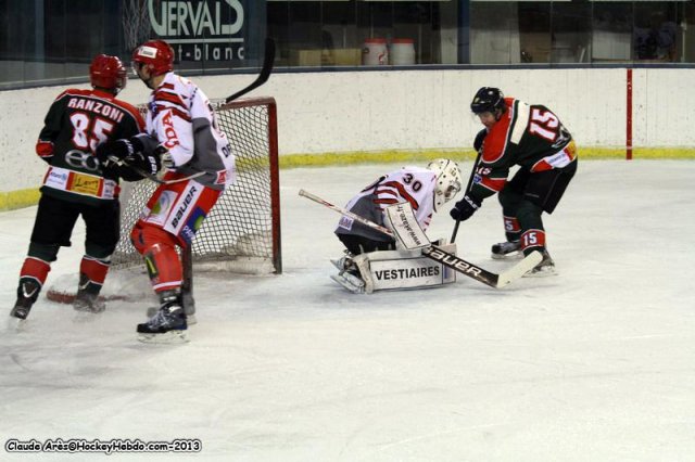 Photo hockey match Mont-Blanc - Cholet  le 09/11/2013