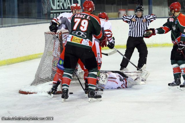 Photo hockey match Mont-Blanc - Cholet  le 09/11/2013