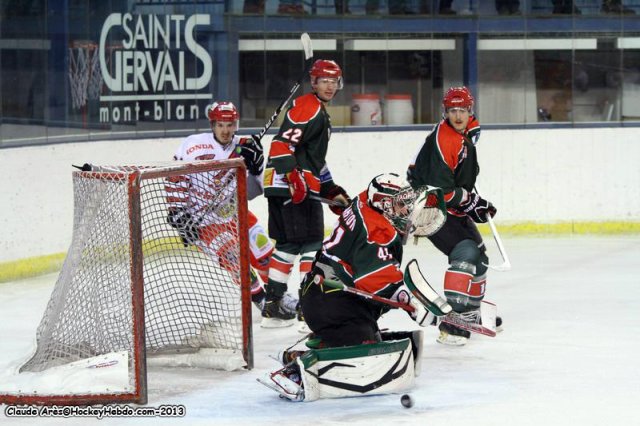 Photo hockey match Mont-Blanc - Cholet  le 09/11/2013