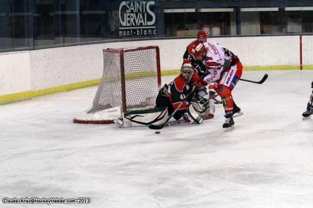Photo hockey match Mont-Blanc - Cholet  le 09/11/2013