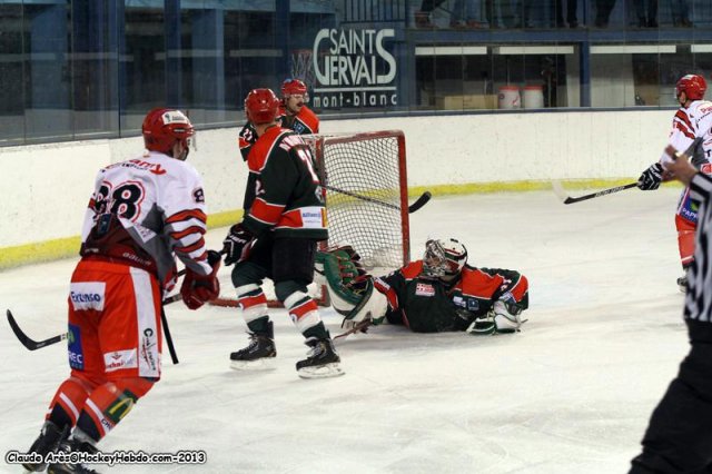 Photo hockey match Mont-Blanc - Cholet  le 09/11/2013