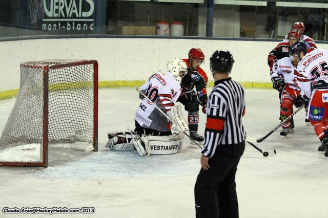 Photo hockey match Mont-Blanc - Cholet  le 09/11/2013