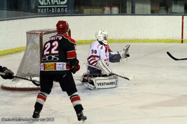 Photo hockey match Mont-Blanc - Cholet  le 09/11/2013