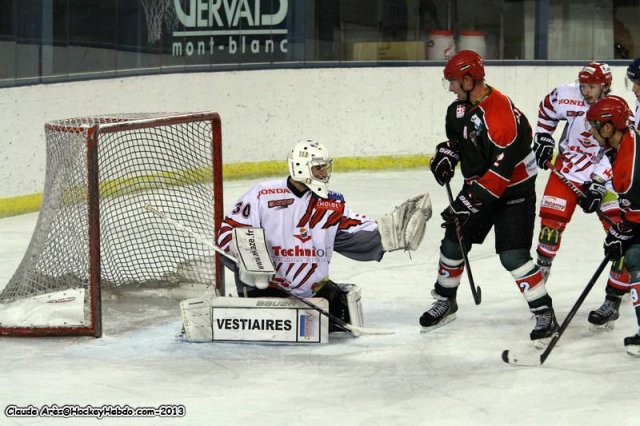 Photo hockey match Mont-Blanc - Cholet  le 09/11/2013