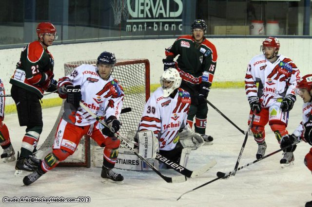 Photo hockey match Mont-Blanc - Cholet  le 09/11/2013