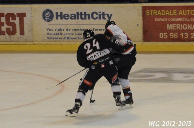 Photo hockey match Bordeaux - Mulhouse le 10/11/2013