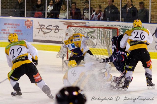 Photo hockey match Angers  - Strasbourg  le 13/11/2013