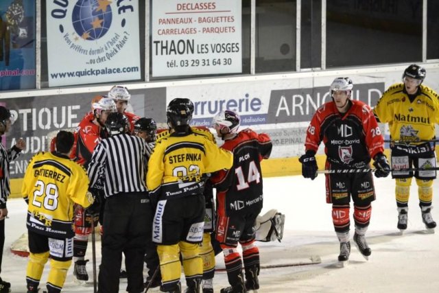 Photo hockey match Epinal  - Rouen le 13/11/2013