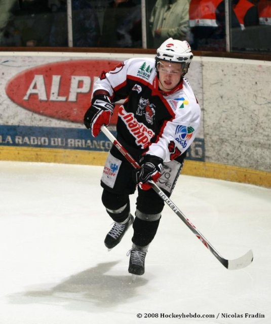 Photo hockey match Briançon  - Rouen le 02/12/2008