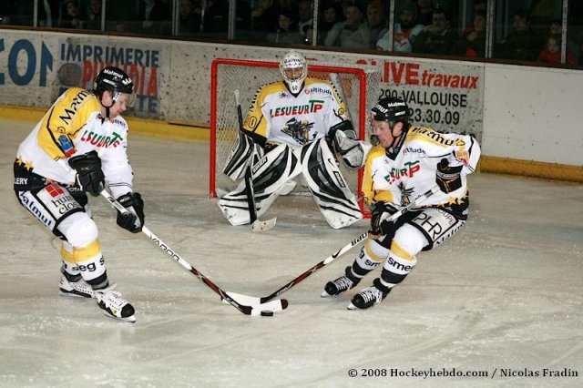 Photo hockey match Briançon  - Rouen le 02/12/2008