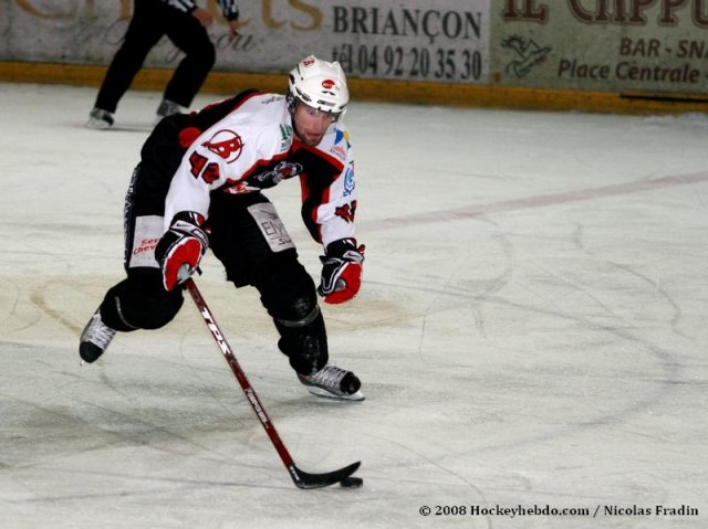 Photo hockey match Briançon  - Rouen le 02/12/2008