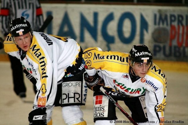 Photo hockey match Briançon  - Rouen le 02/12/2008