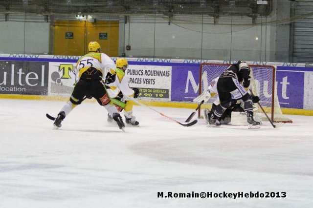 Photo hockey match Rouen - Strasbourg  le 17/11/2013