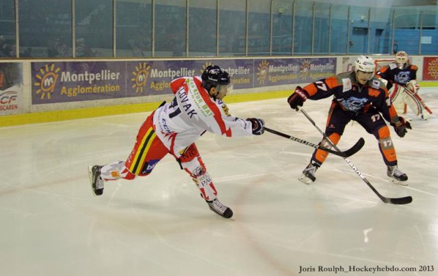 Photo hockey match Montpellier  - Nice le 16/11/2013