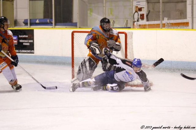 Photo hockey match Clermont-Ferrand II - Orcières le 23/11/2013