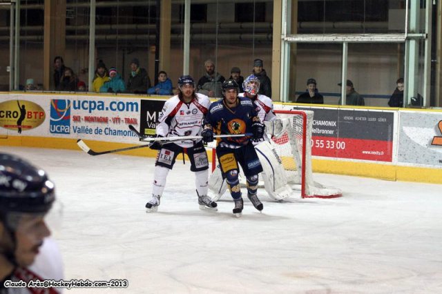 Photo hockey match Chamonix  - Angers  le 26/11/2013