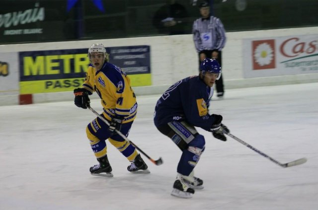 Photo hockey match Mont-Blanc - Chamonix  le 06/12/2008