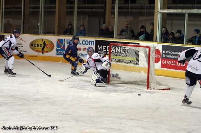 Photo hockey match Chamonix  - Angers  le 26/11/2013