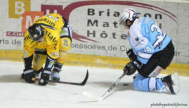 Photo hockey match Briançon  - Rouen le 26/11/2013