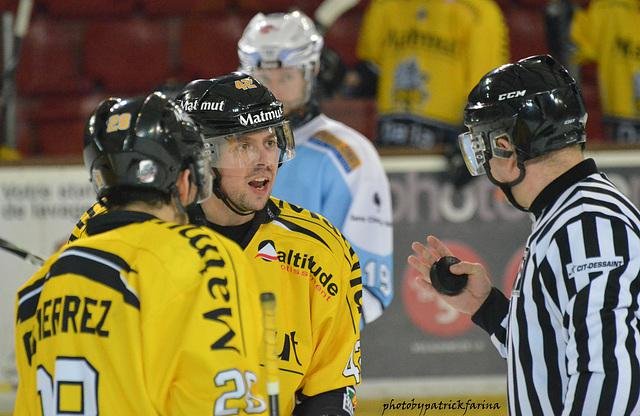 Photo hockey match Briançon  - Rouen le 26/11/2013