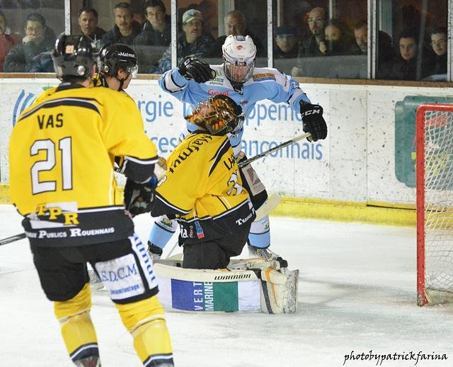 Photo hockey match Briançon  - Rouen le 26/11/2013