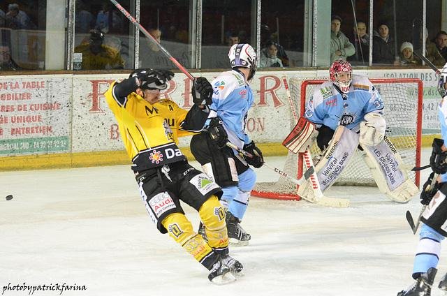 Photo hockey match Briançon  - Rouen le 26/11/2013