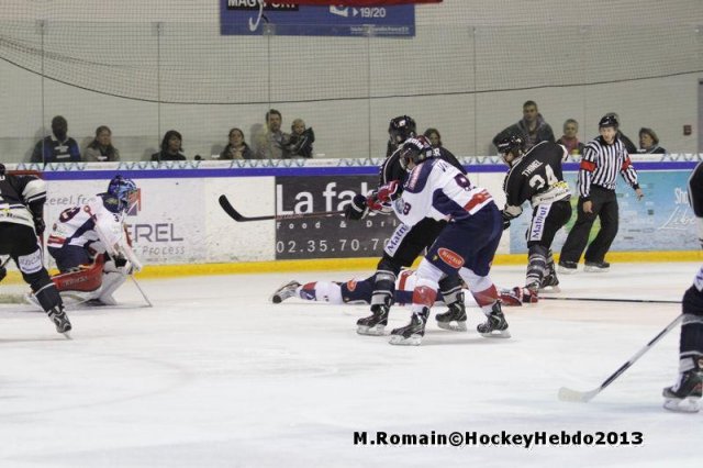 Photo hockey match Rouen - Grenoble  le 29/11/2013