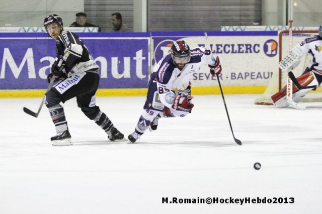 Photo hockey match Rouen - Grenoble  le 29/11/2013