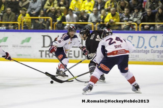 Photo hockey match Rouen - Grenoble  le 29/11/2013