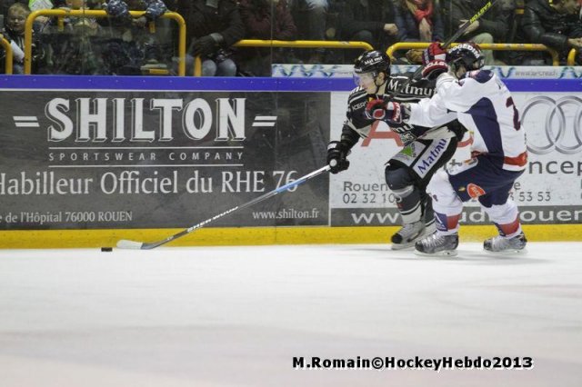Photo hockey match Rouen - Grenoble  le 29/11/2013