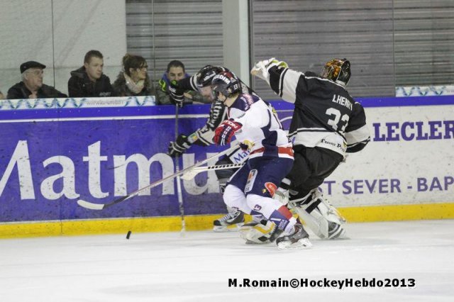 Photo hockey match Rouen - Grenoble  le 29/11/2013