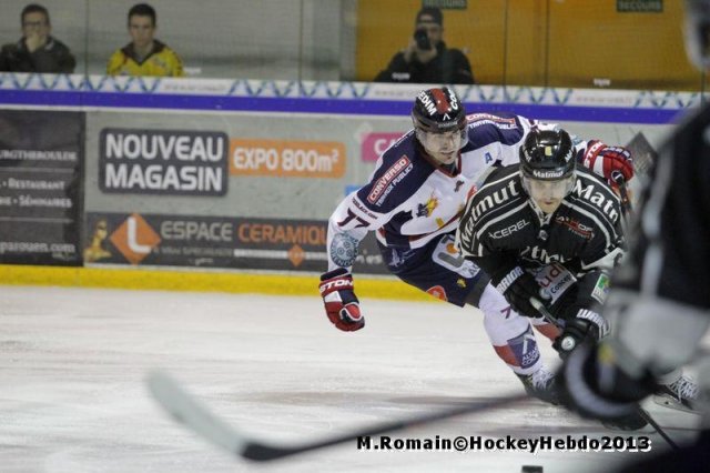 Photo hockey match Rouen - Grenoble  le 29/11/2013