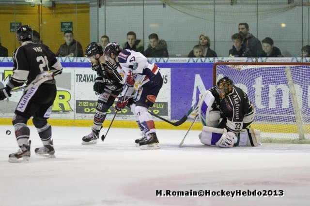 Photo hockey match Rouen - Grenoble  le 29/11/2013